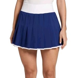 NWT Women's Prince Tennis Pickleball Blue Skort Stretch Ball Pocket! XL